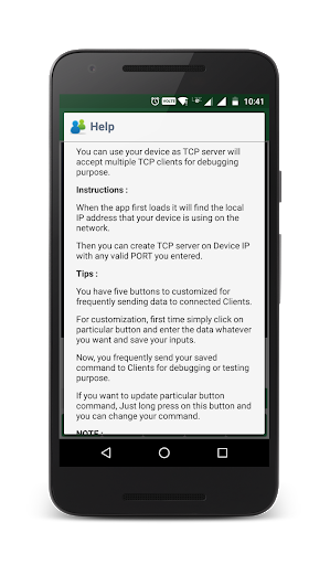 اسکرین شات 8 برنامه TCP Server