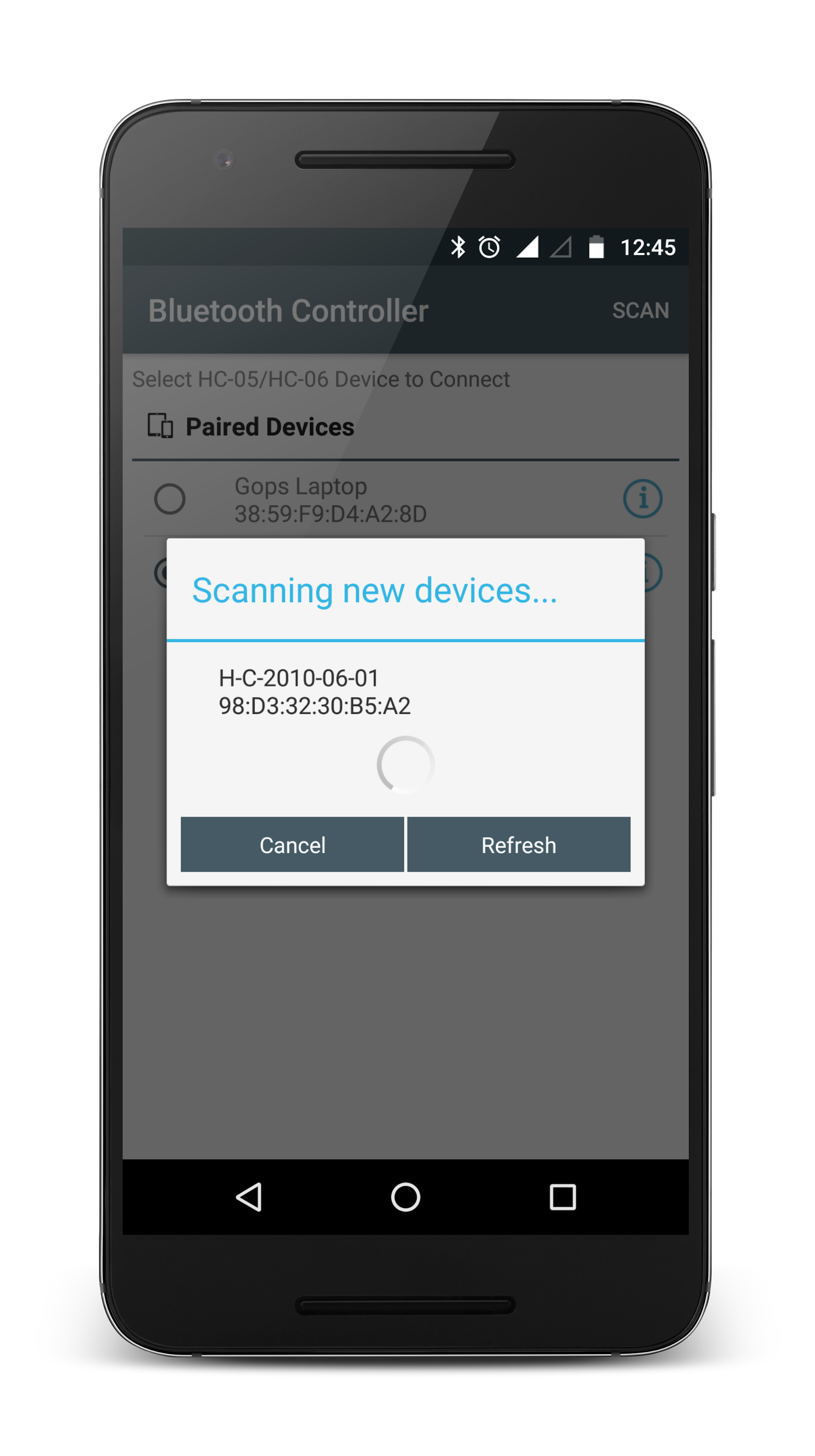 اسکرین شات 2 برنامه Bluetooth Controller HC-05