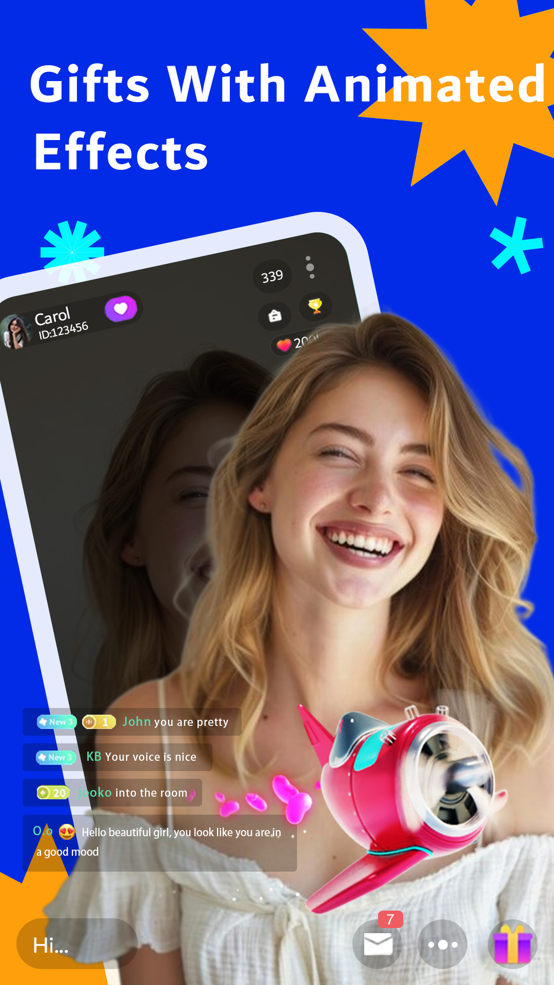 اسکرین شات 5 برنامه MIGO Live-Voice and Video Chat