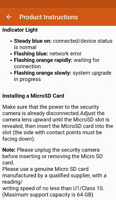اسکرین شات 2 برنامه Mi Home Security Camera Guide