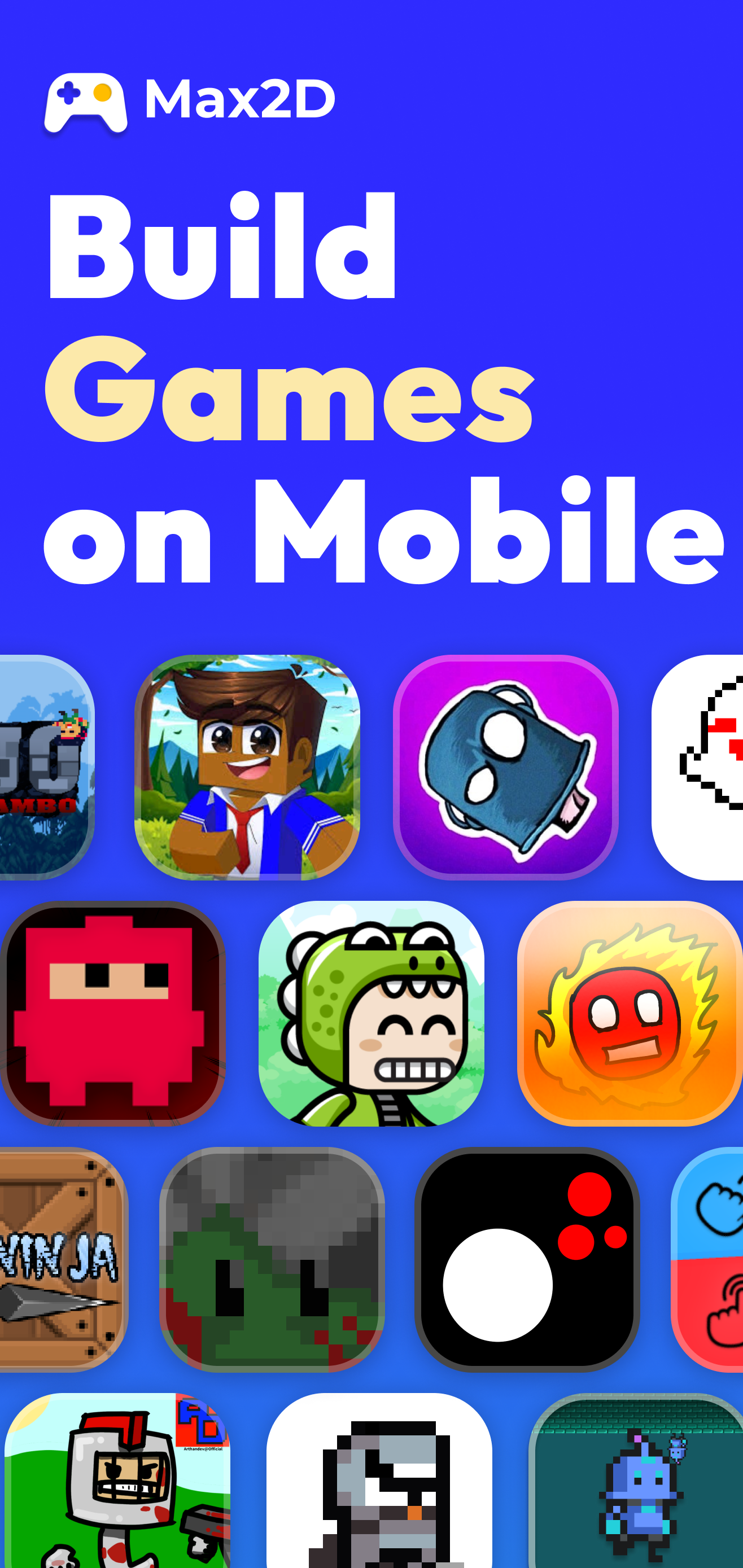 اسکرین شات 8 برنامه Max2D: Game Maker, Game Engine