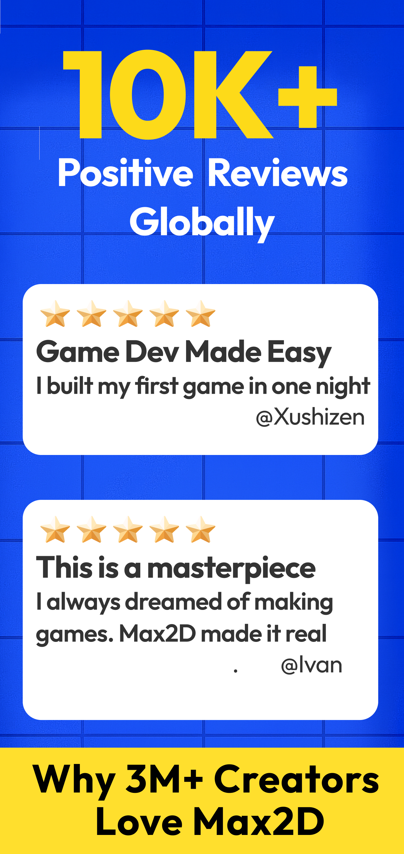 اسکرین شات 6 برنامه Max2D: Game Maker, Create Game