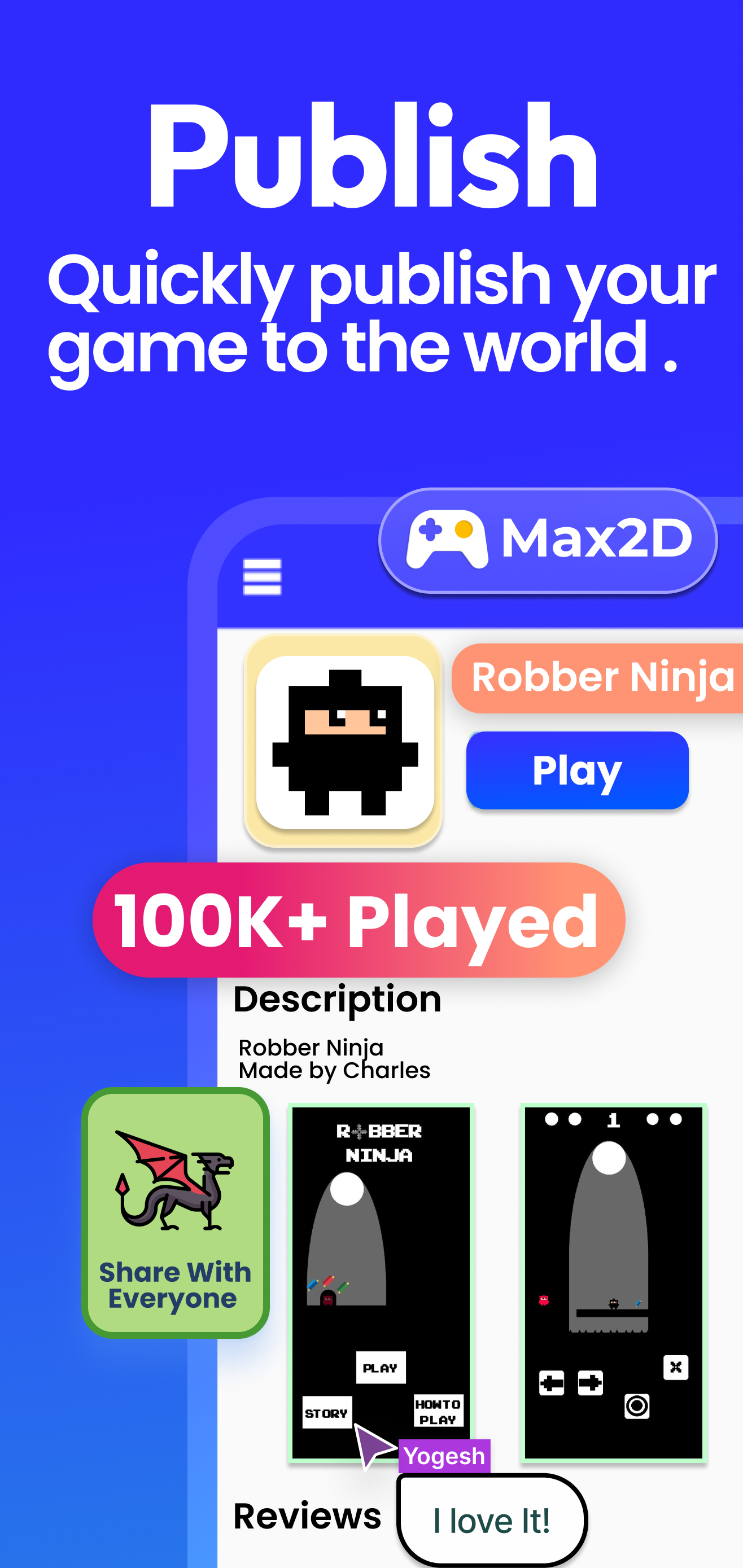 اسکرین شات 6 برنامه Max2D: Game Maker, Game Engine