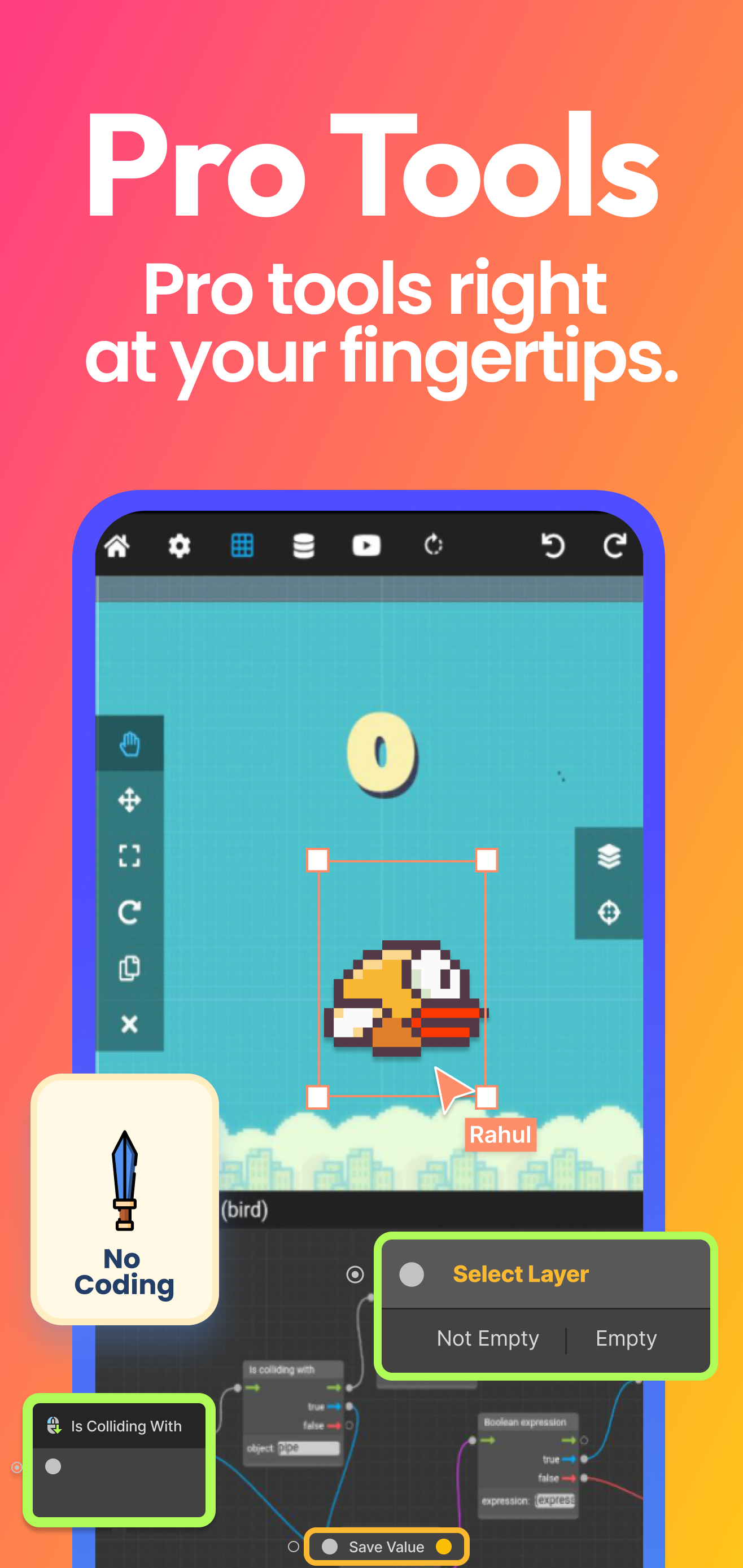 اسکرین شات 5 برنامه Max2D: Game Maker, Game Engine