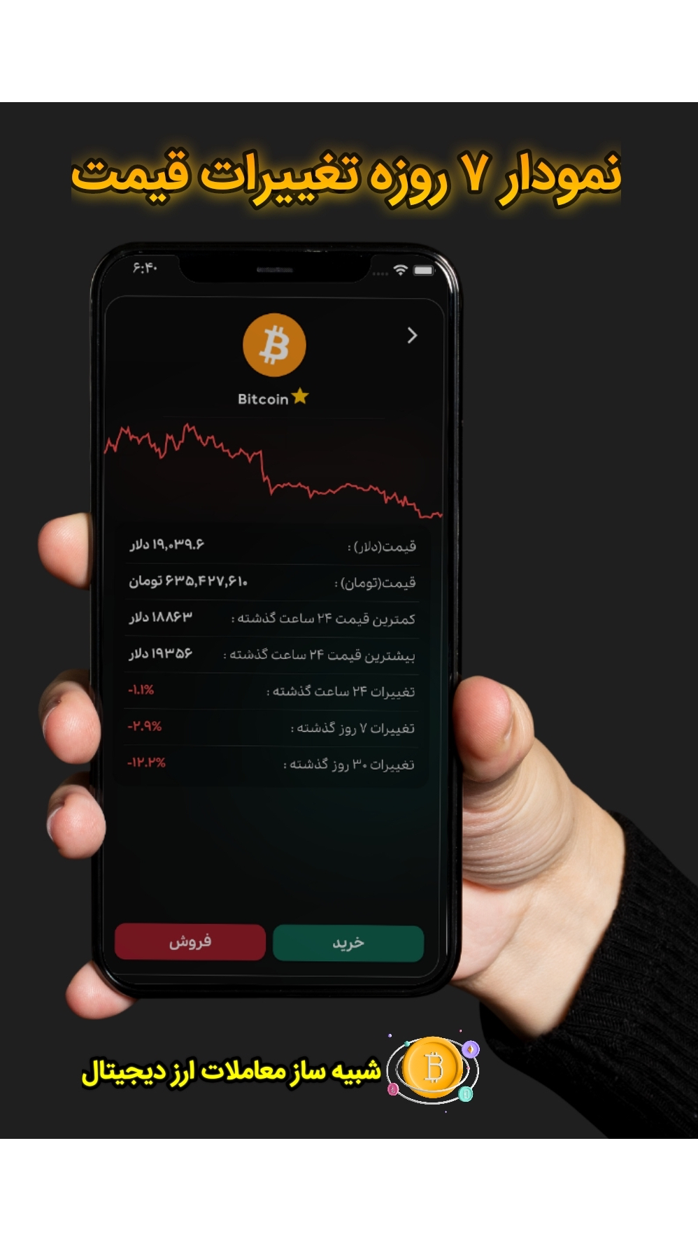 اسکرین شات 4 برنامه شبیه ساز معاملات ارز دیجیتال