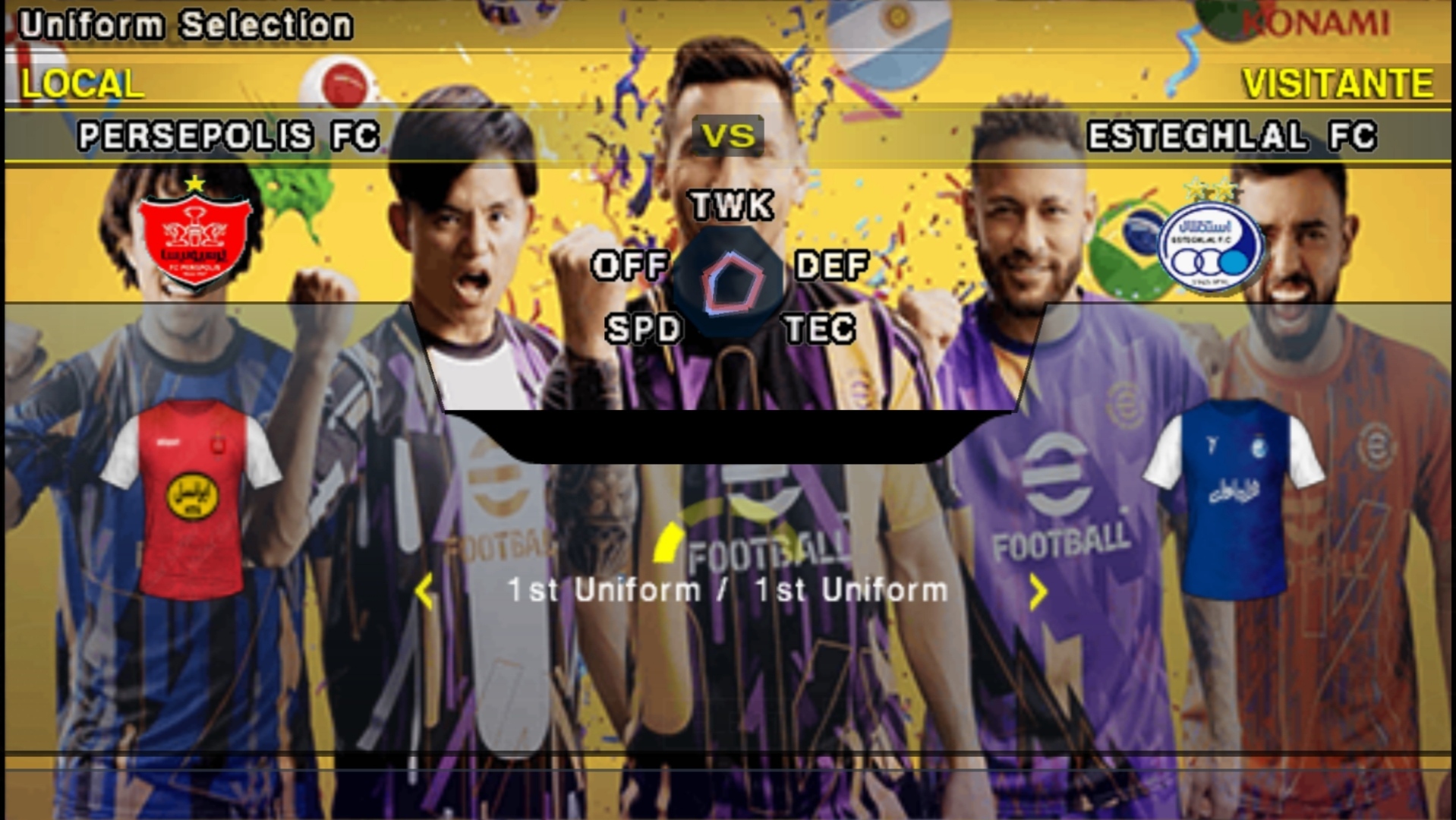 اسکرین شات 5 بازی ‏‏شبیه ساز eFootball 2023 گزارش فارسی