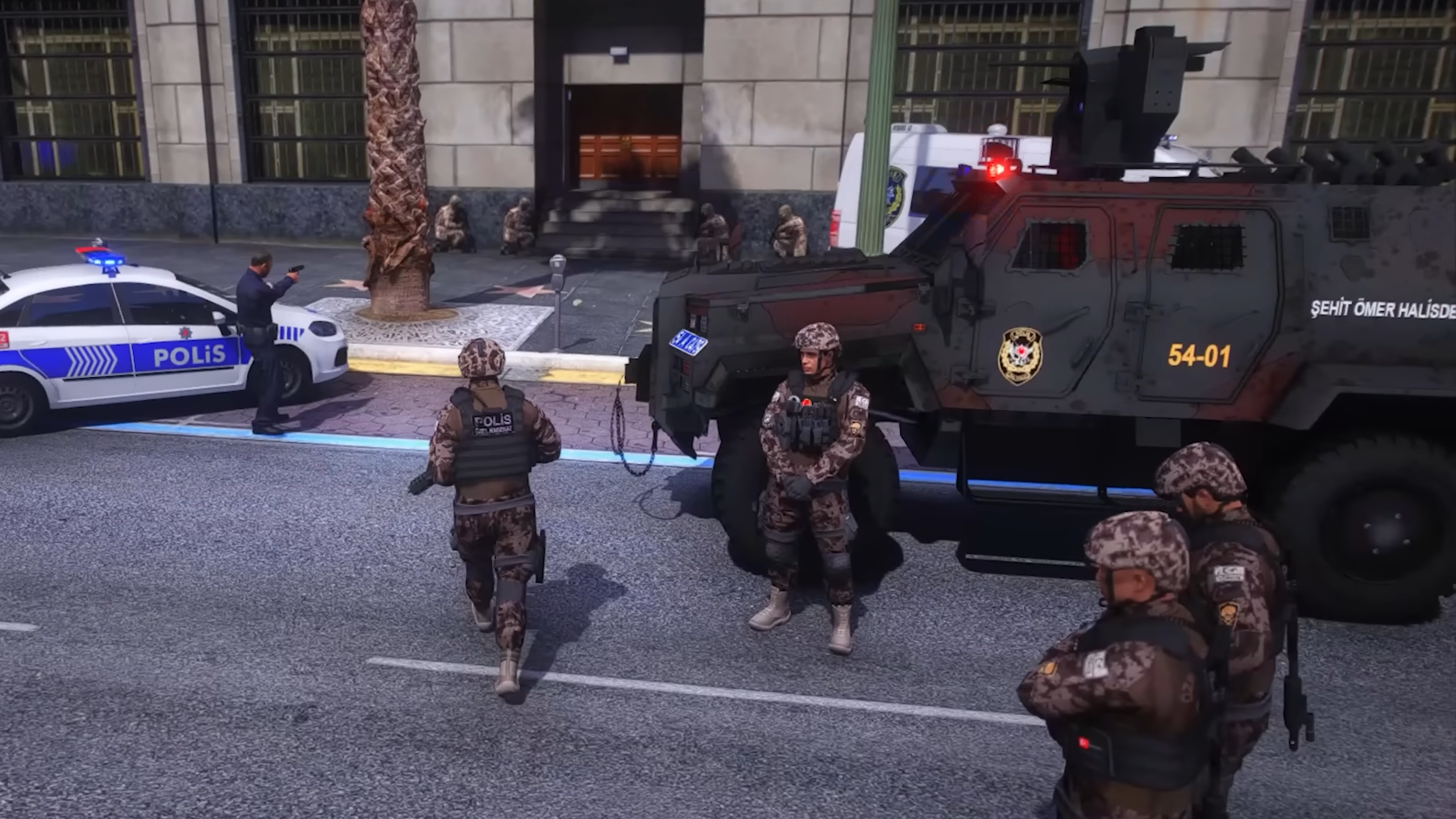 اسکرین شات 4 بازی Military Police Bank Robbery
