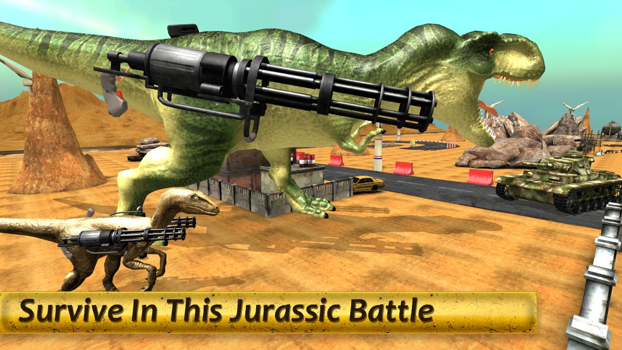 اسکرین شات 4 بازی Dinosaur War - BattleGrounds