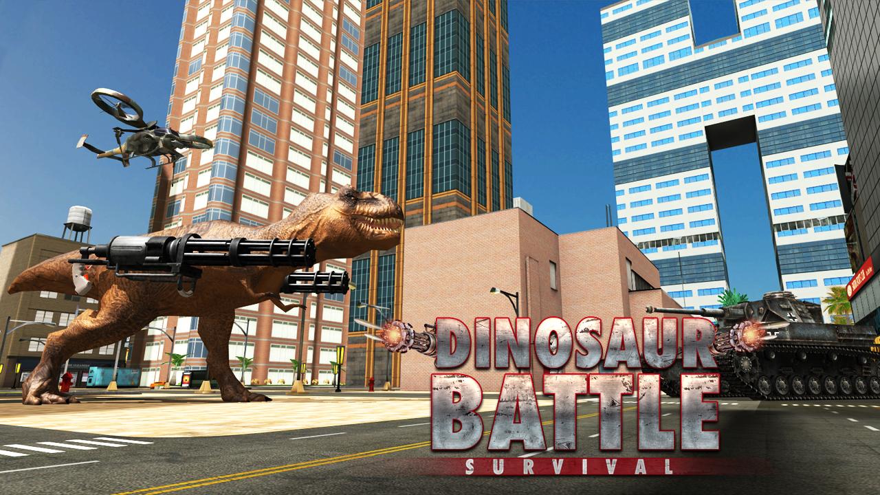 اسکرین شات 1 بازی Dinosaur War - BattleGrounds