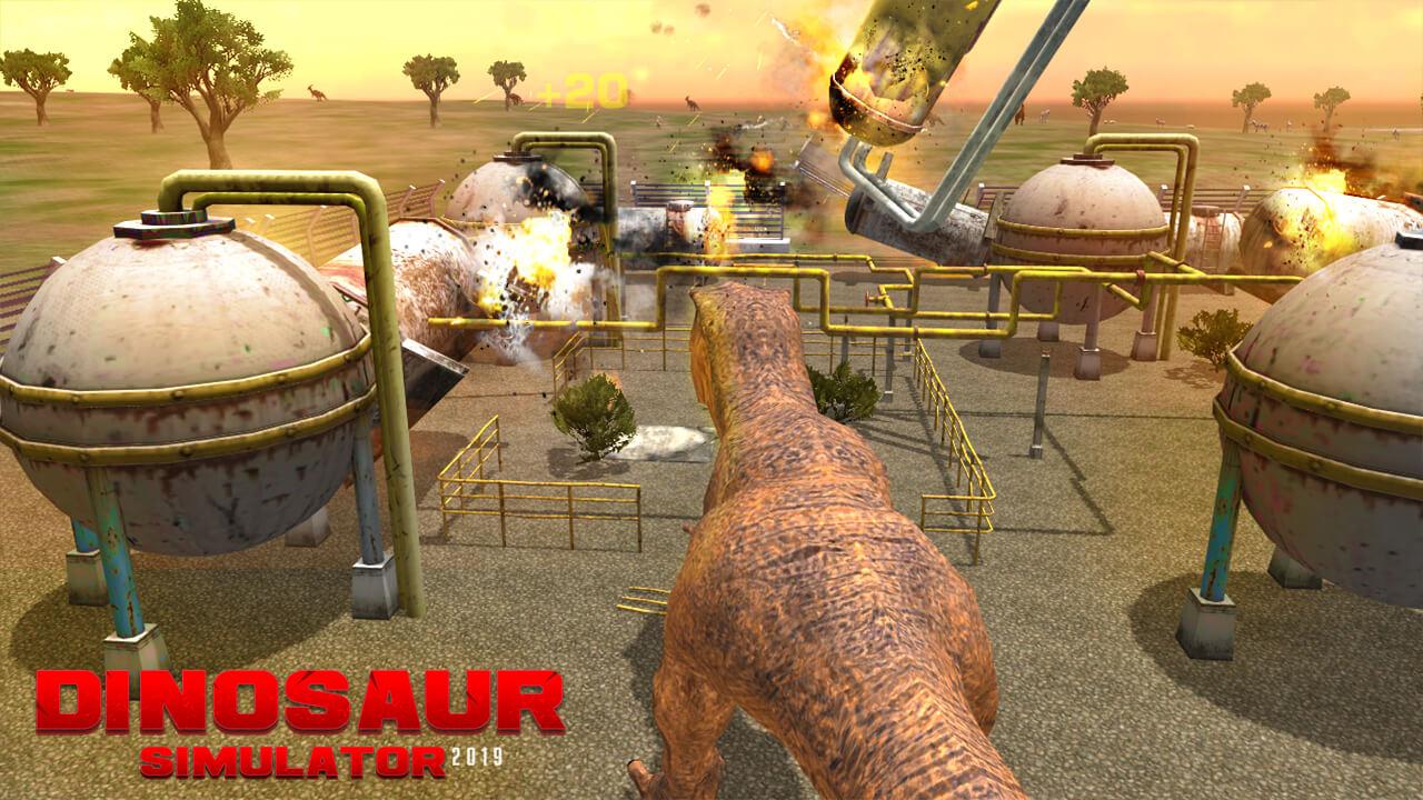 اسکرین شات 2 بازی Dino World: Wild Attack