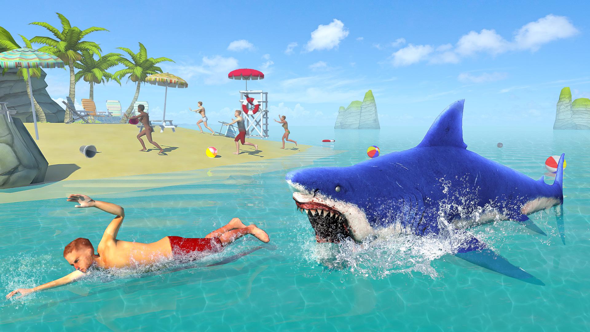 اسکرین شات 2 بازی Shark Attack Sim: Hunting Game