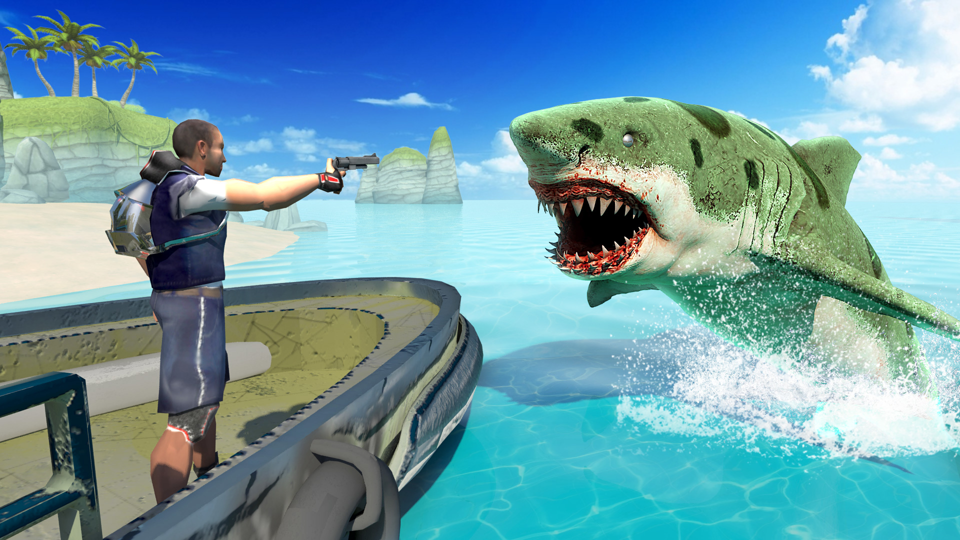 اسکرین شات 4 بازی Shark Attack Sim: Hunting Game