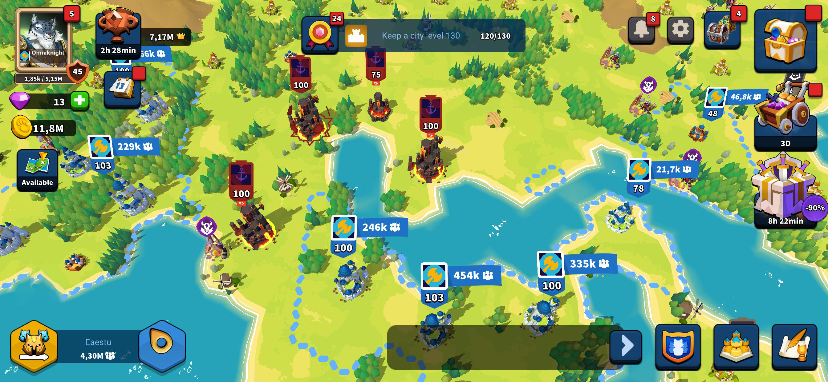 اسکرین شات 5 بازی Million Lords: World Conquest