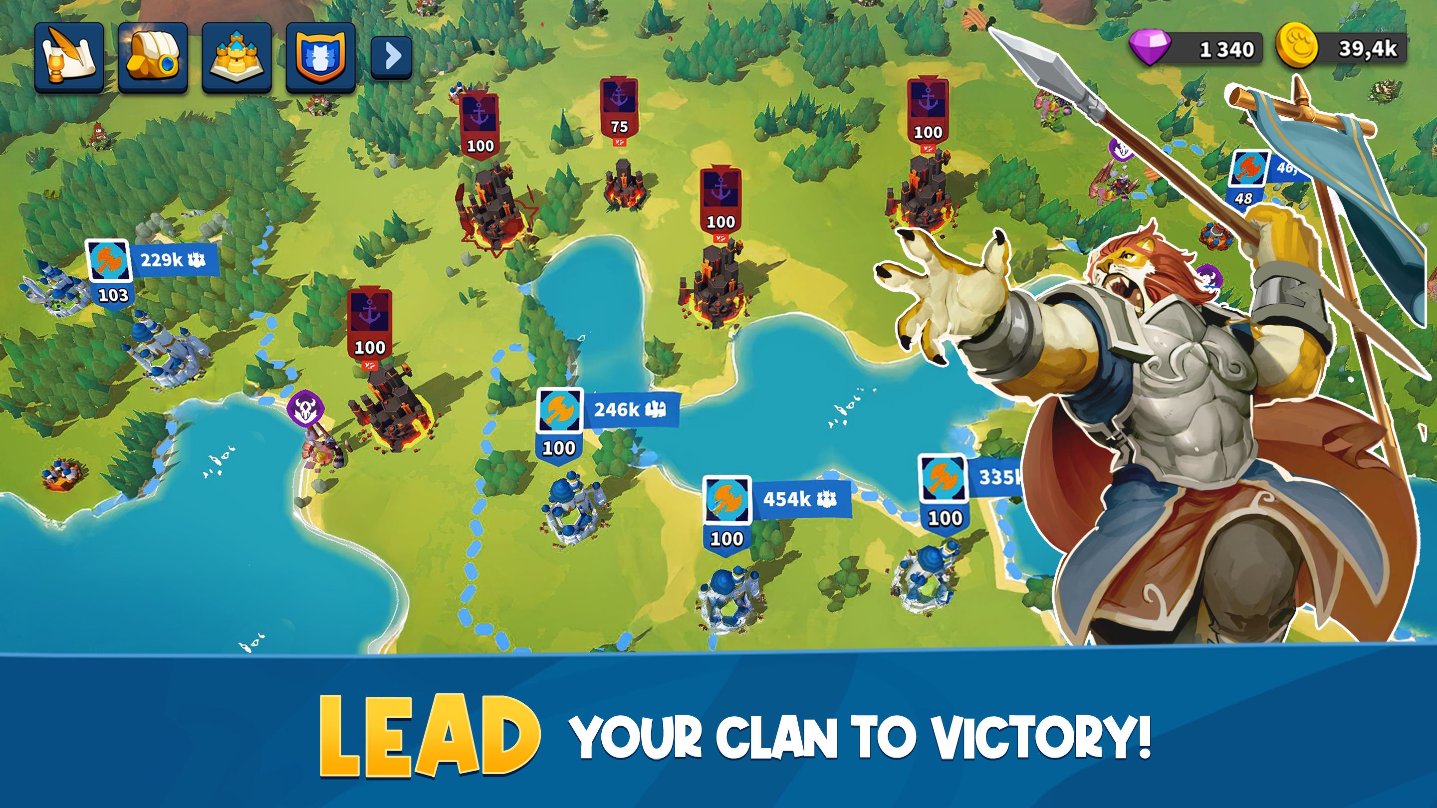 اسکرین شات 3 بازی Million Lords: World Conquest