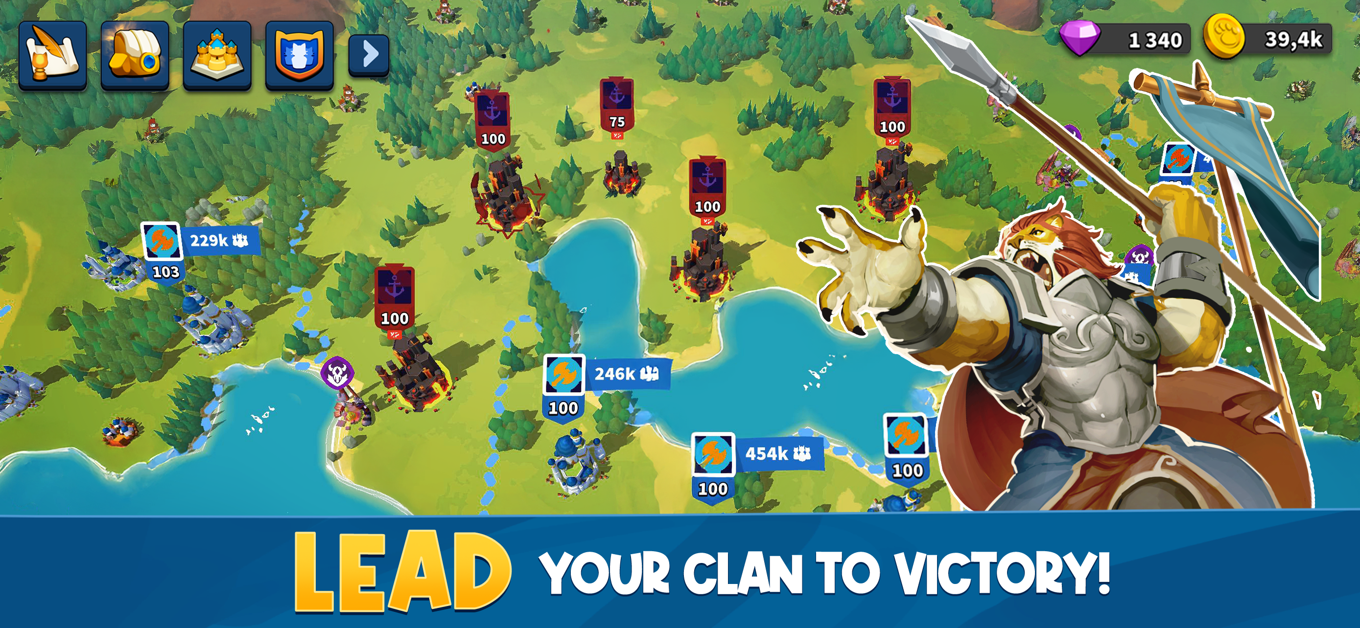 اسکرین شات 2 بازی Million Lords: World Conquest