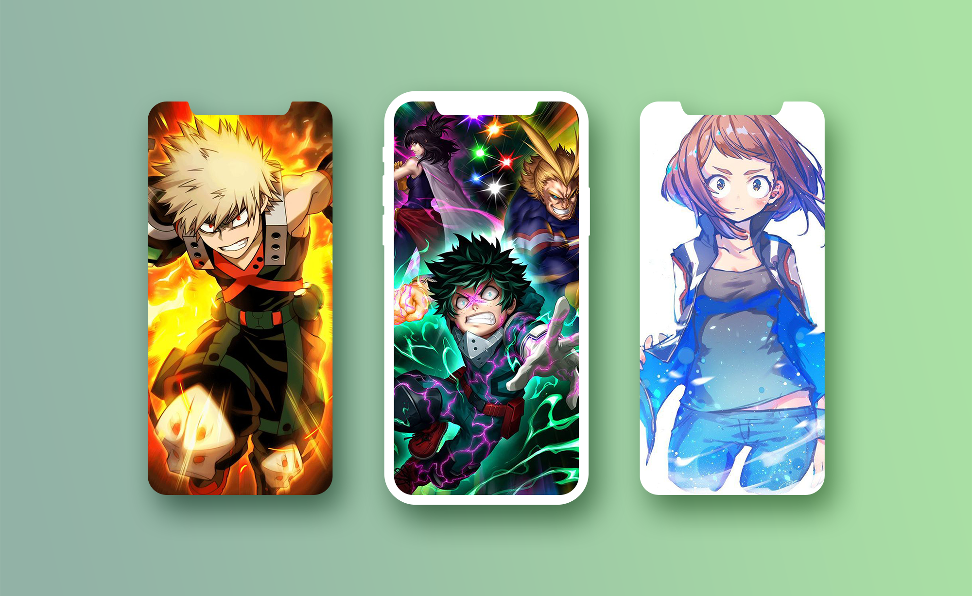 اسکرین شات 1 برنامه MHA Anime Wallpaper HD 4K