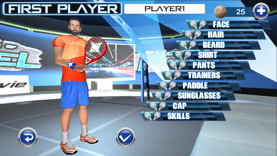اسکرین شات 2 بازی Heroes of Padel paddle tennis