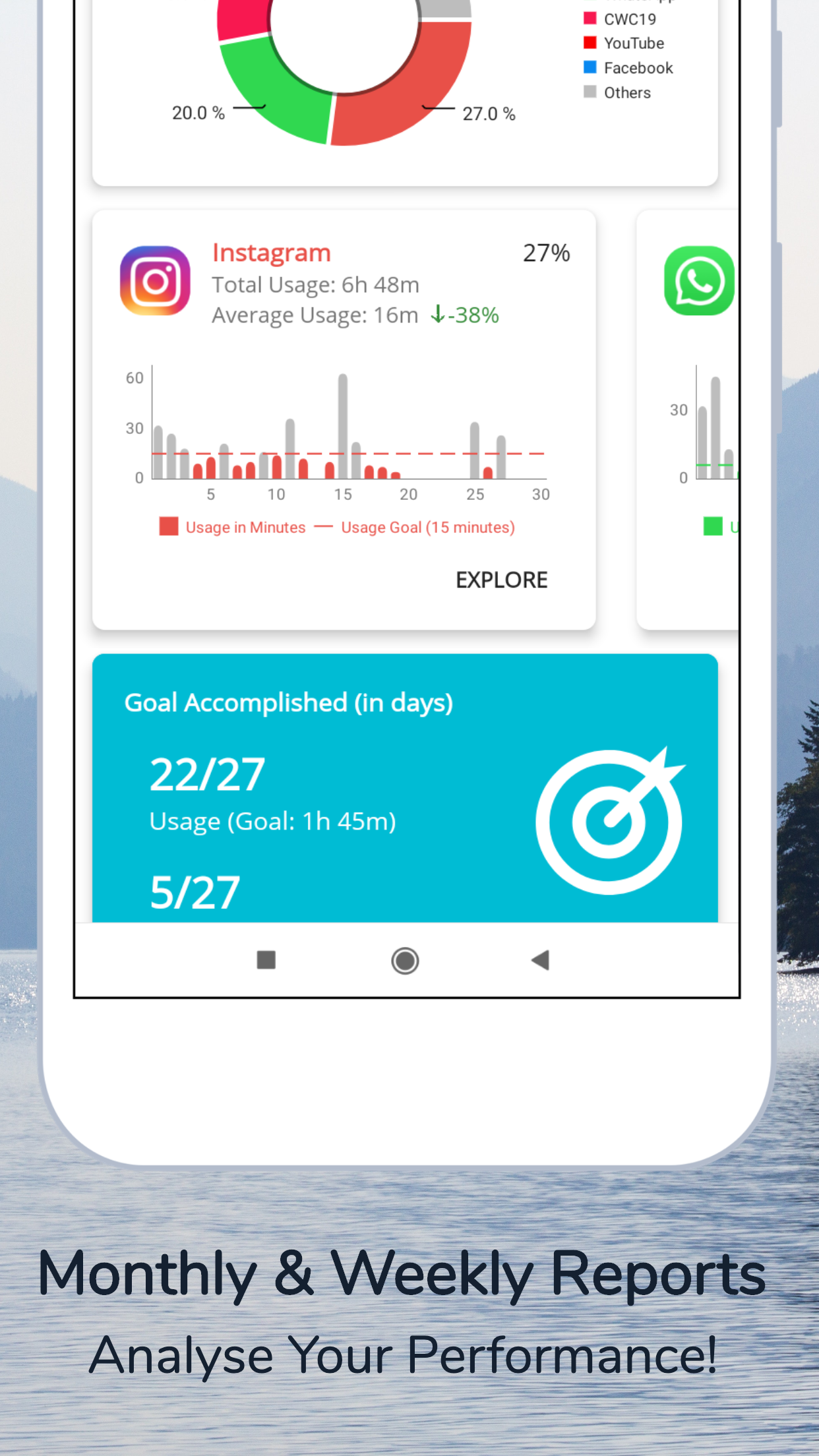 اسکرین شات 6 برنامه YourHour - Screen Time Control