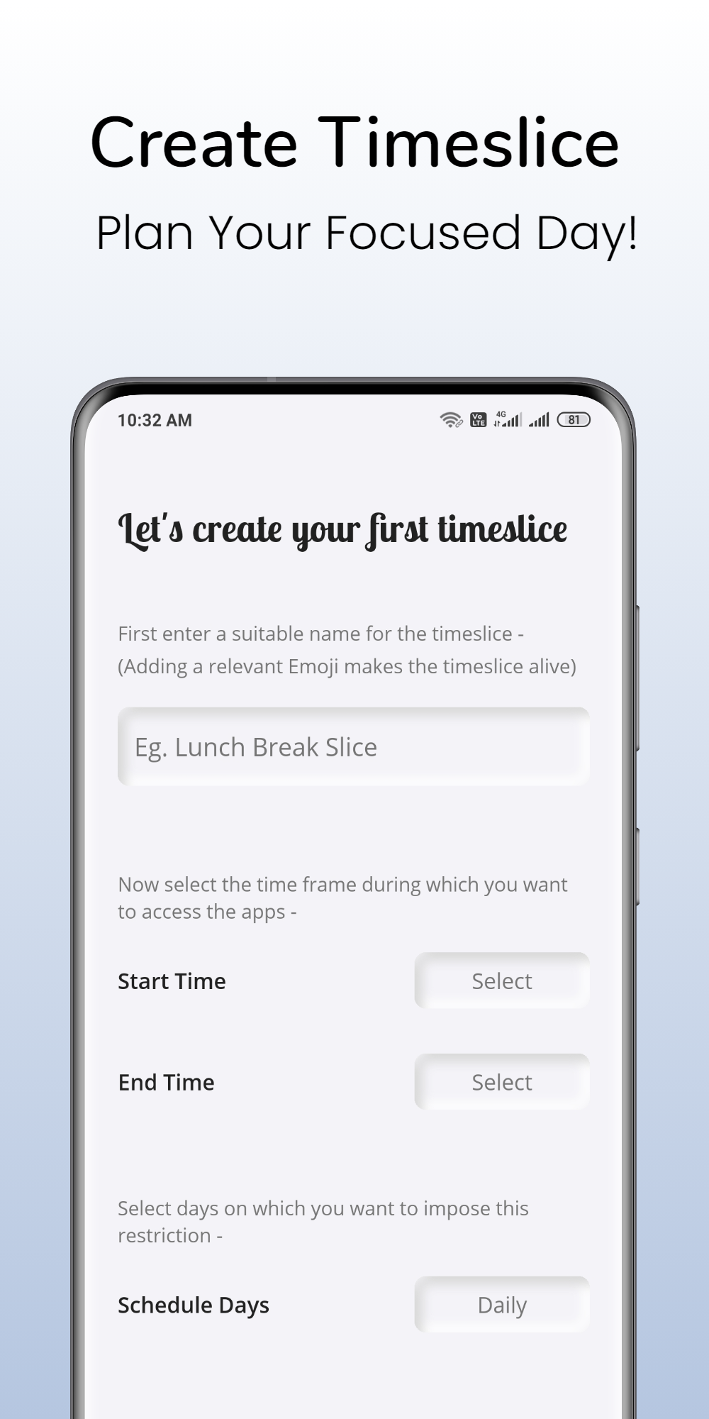 اسکرین شات 5 برنامه YourSlice - Smart App Blocker