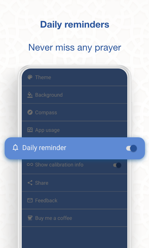 اسکرین شات 4 برنامه Yaqeen: Qibla Compass