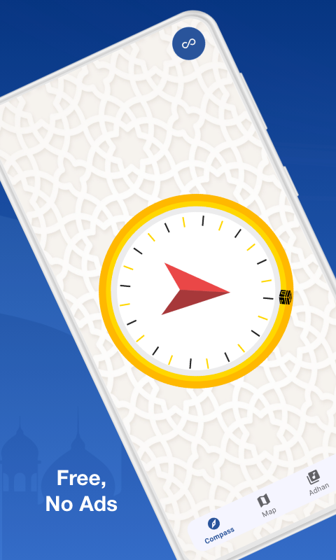 اسکرین شات 1 برنامه Yaqeen: Qibla Compass