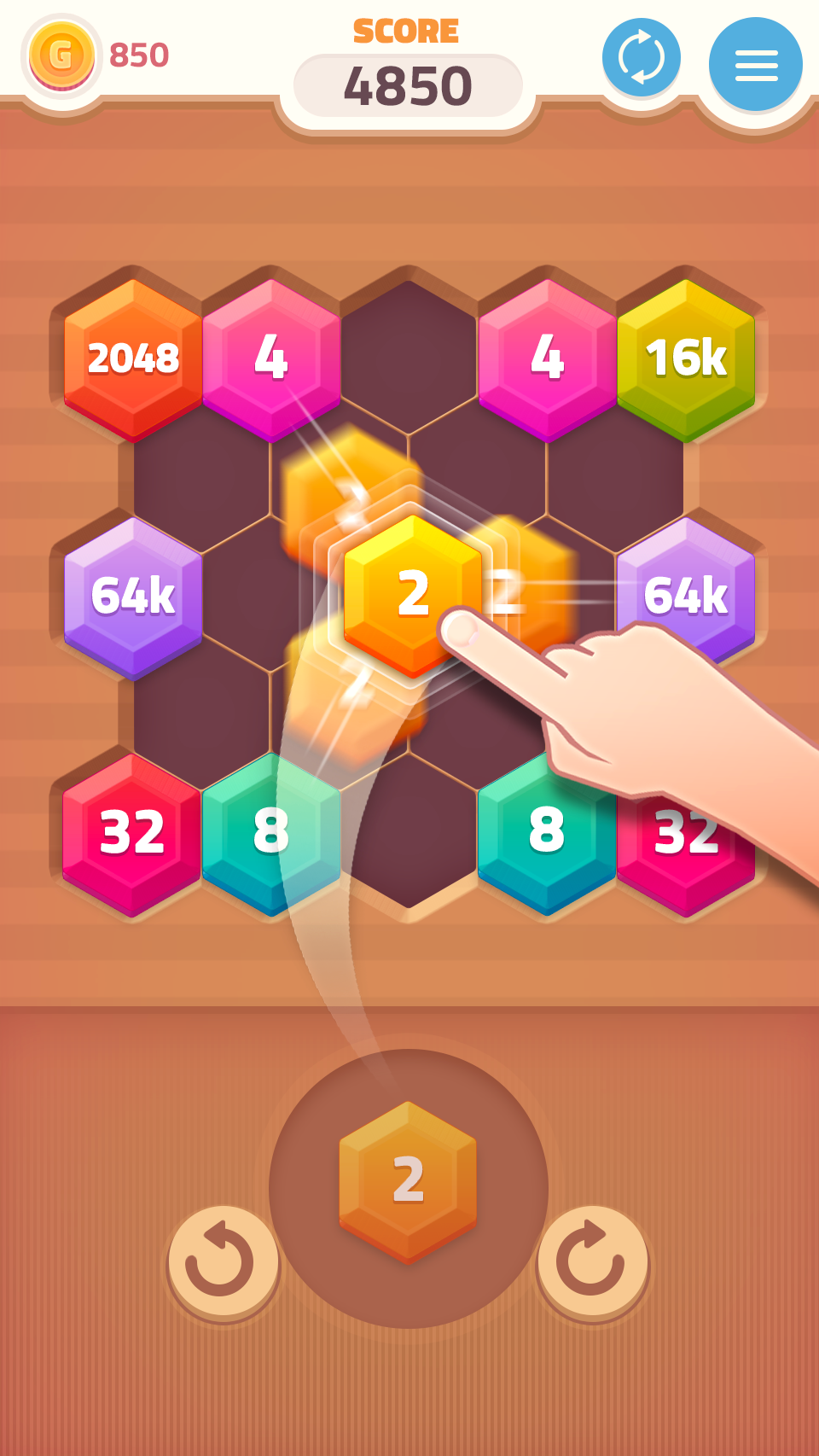 اسکرین شات 6 بازی Merge Puzzle: Number Games