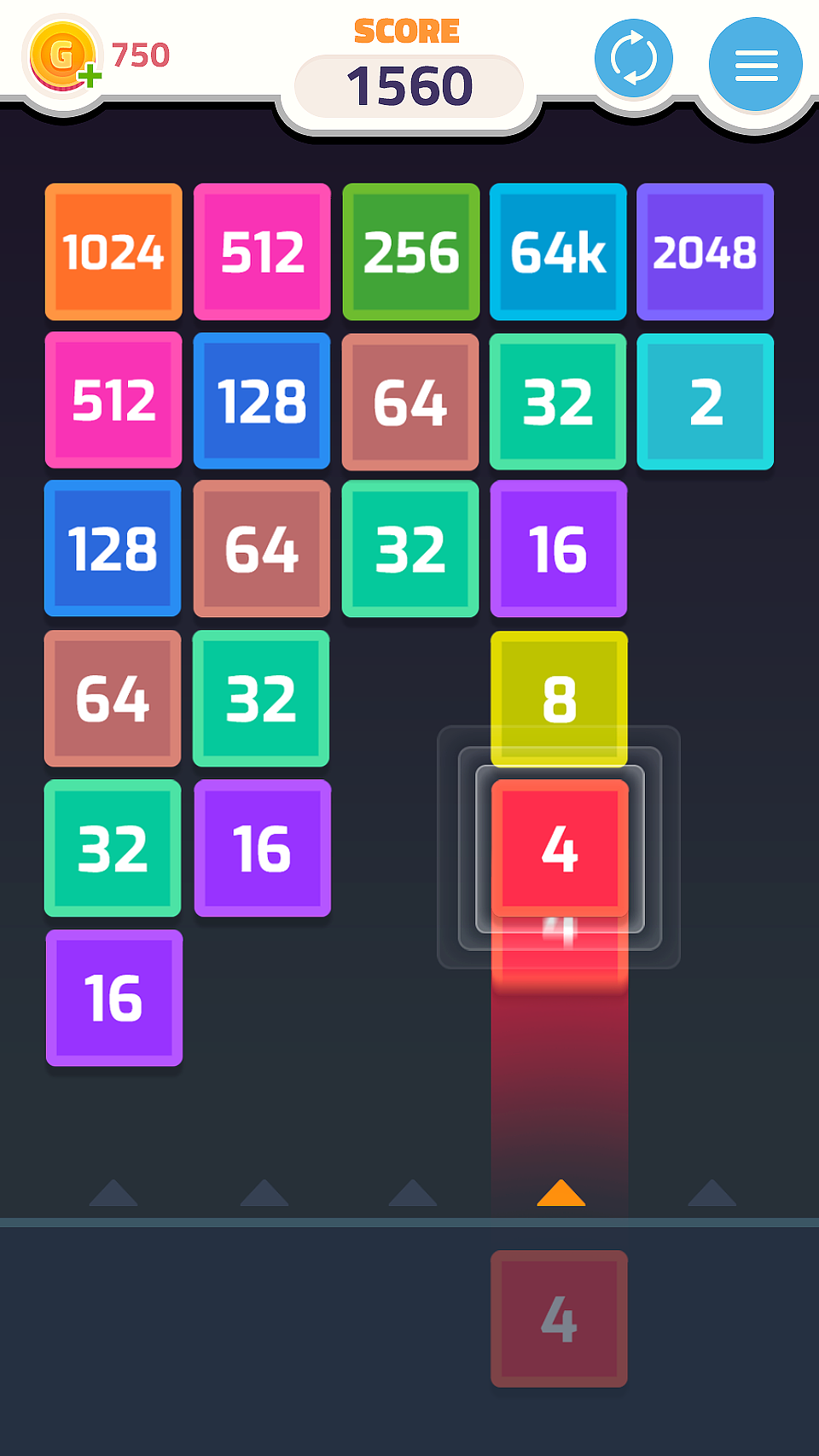 اسکرین شات 3 بازی Merge Puzzle: Number Games