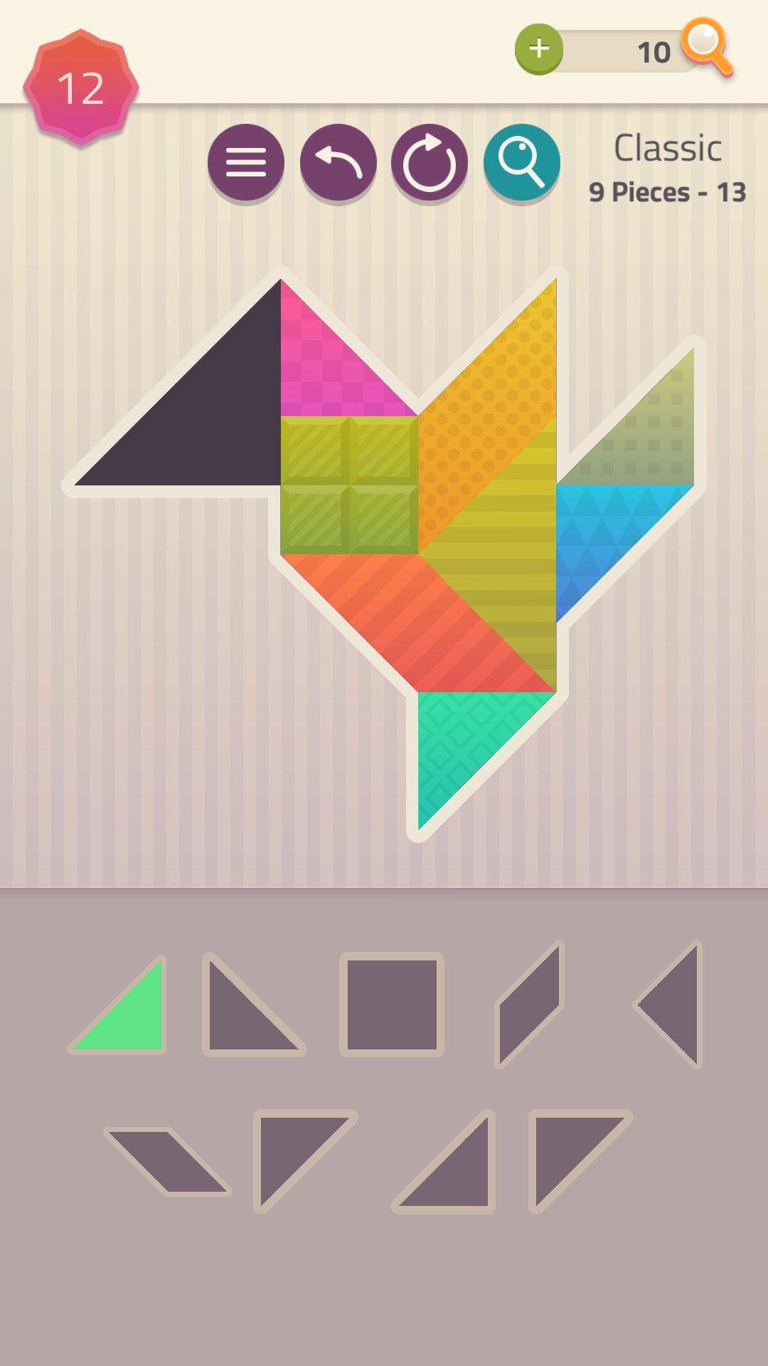 اسکرین شات 2 بازی Polygrams - Tangram Puzzles