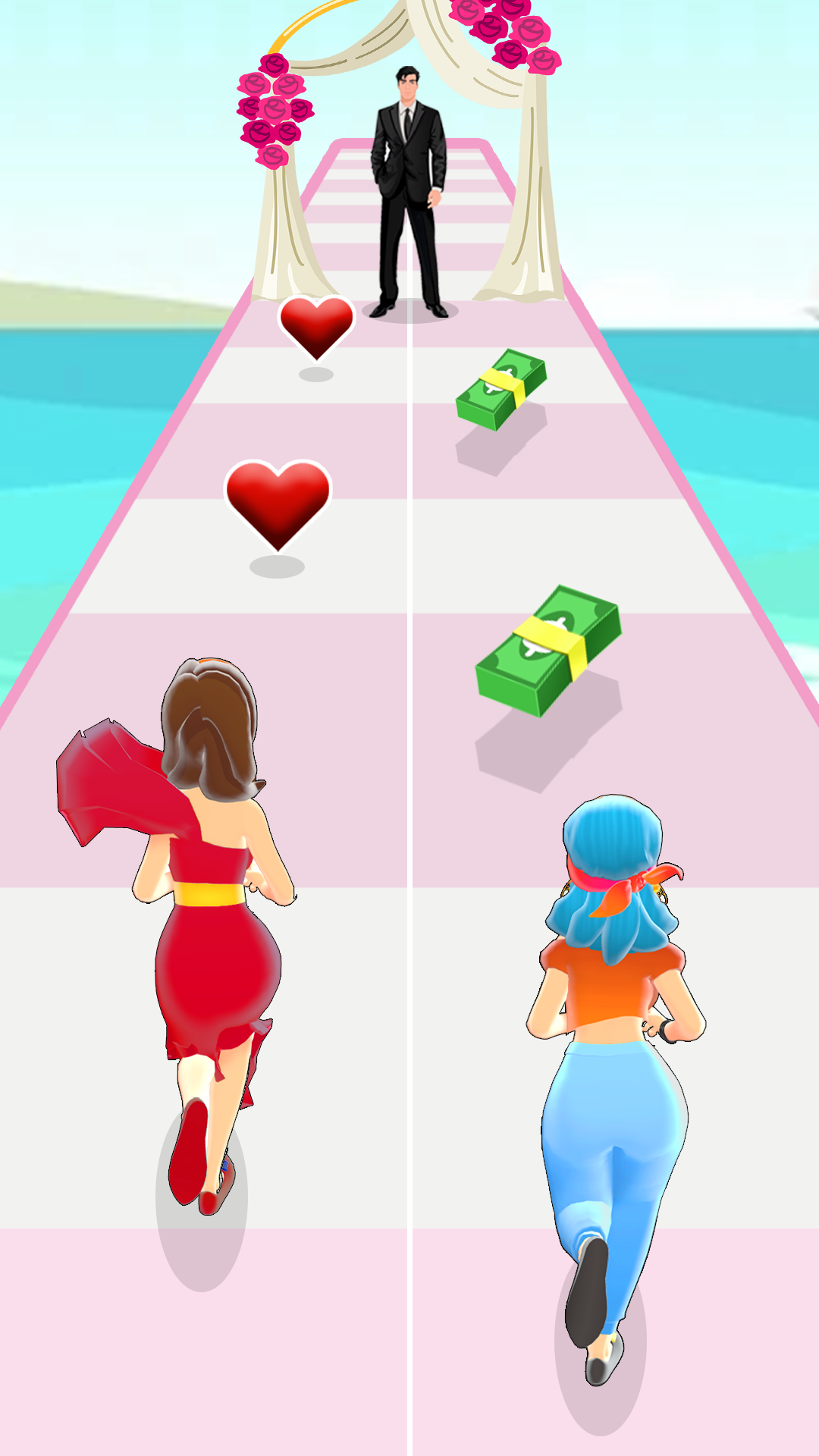 اسکرین شات بازی Girl Run 3D - Fun Running Game 2