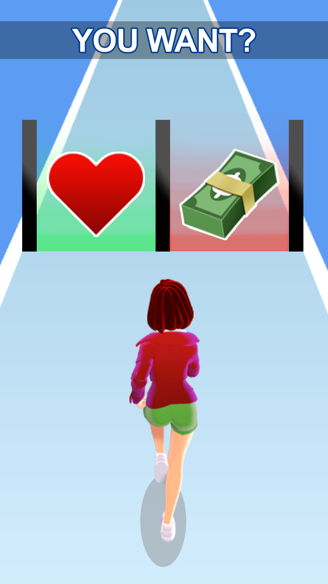 اسکرین شات بازی Girl Run 3D - Fun Running Game 1
