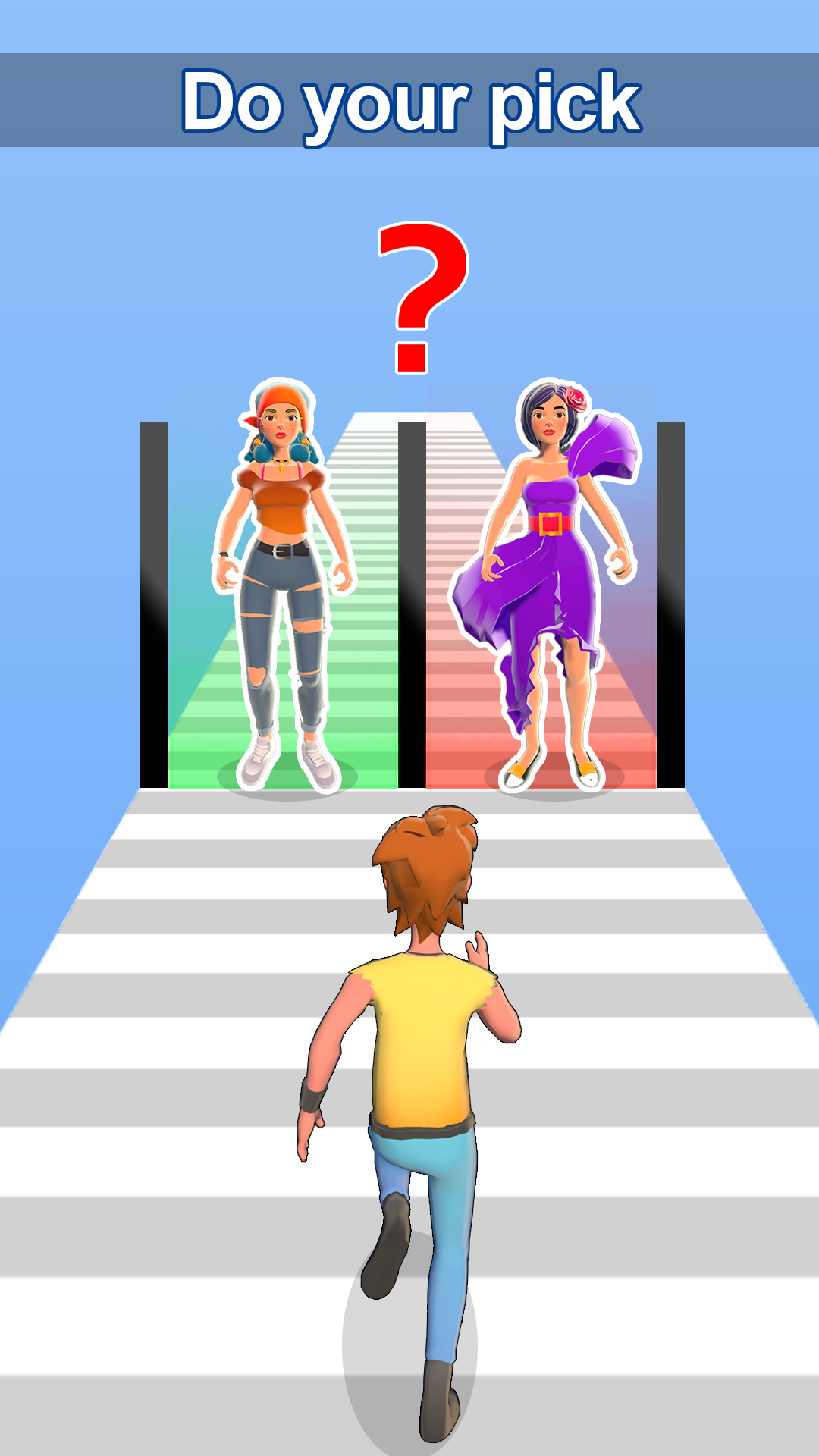 اسکرین شات بازی Girl Run 3D - Fun Running Game 3