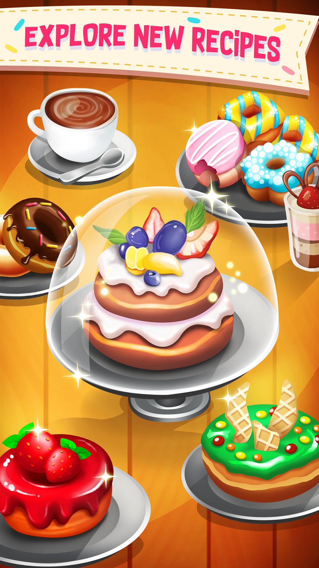 اسکرین شات 2 بازی Donut Factory Tycoon Games