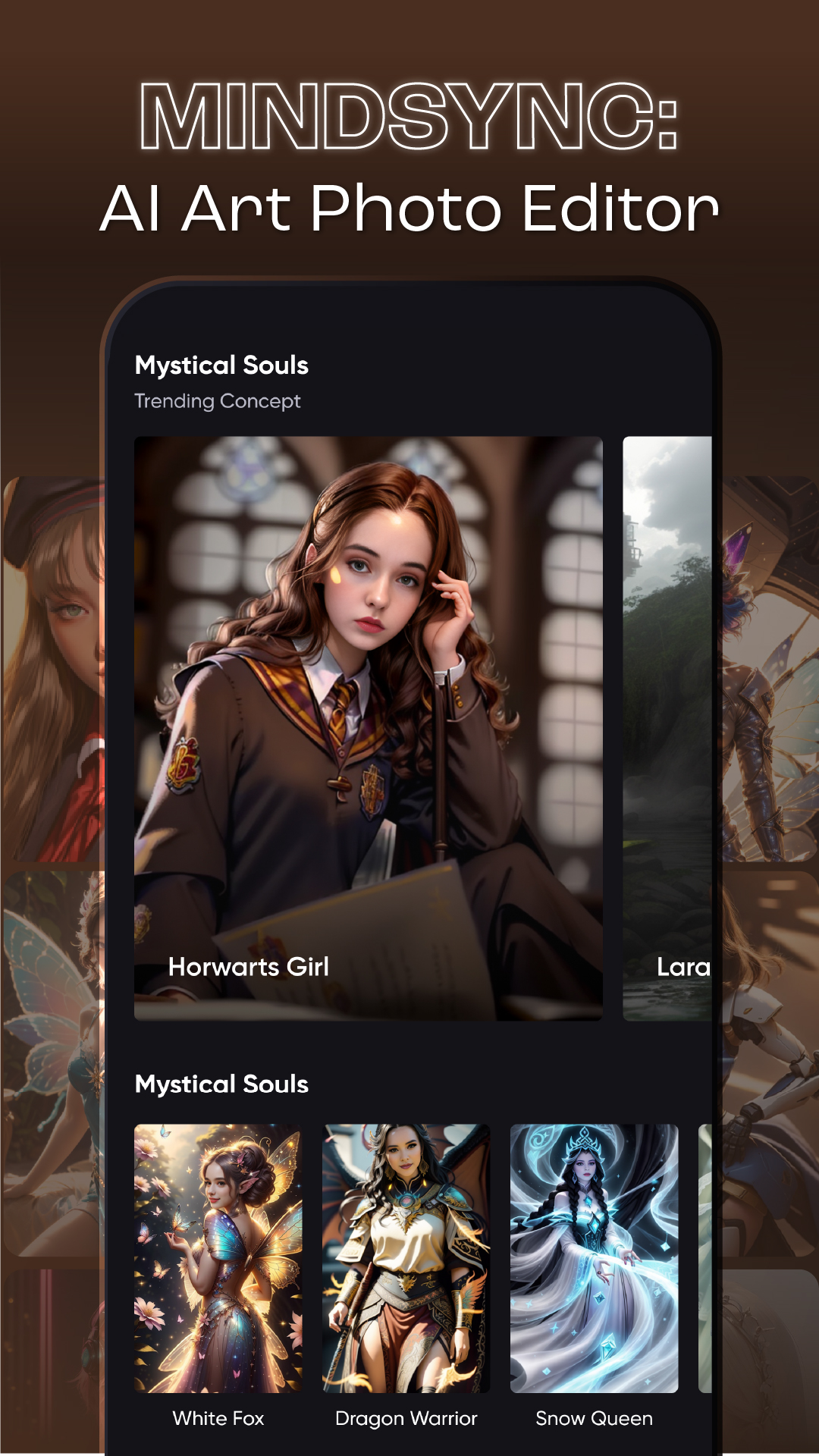 اسکرین شات 1 برنامه MindSync: AI Photo Editor