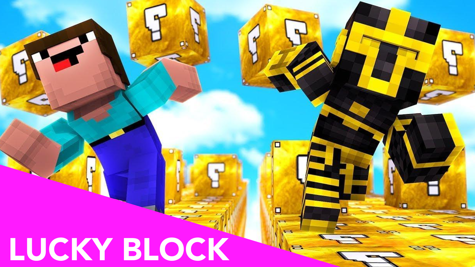 اسکرین شات 1 برنامه Lucky Block Mod for Minecraft