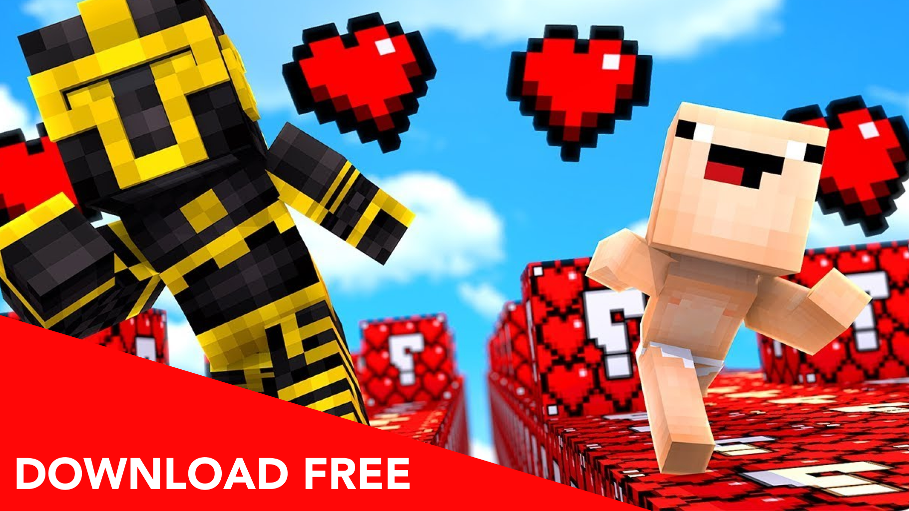 اسکرین شات 3 برنامه Lucky Block Mod for Minecraft