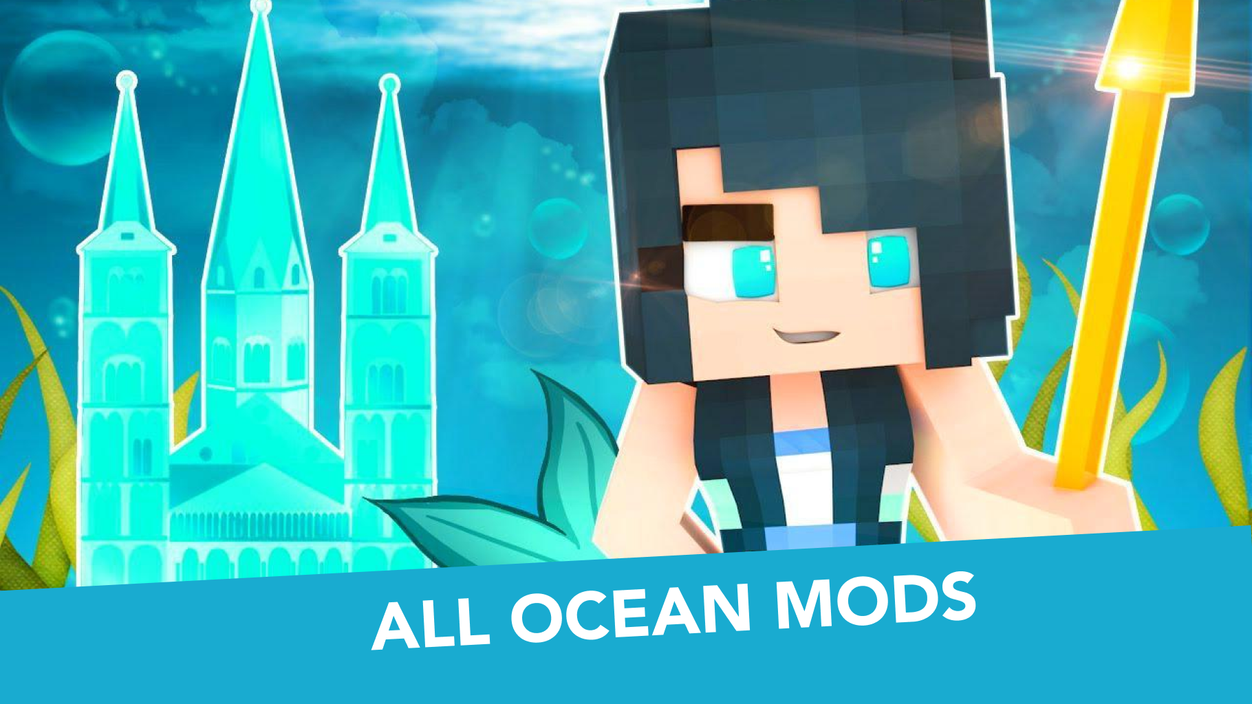 اسکرین شات 3 برنامه MCPE Mermaid and Tail MOD