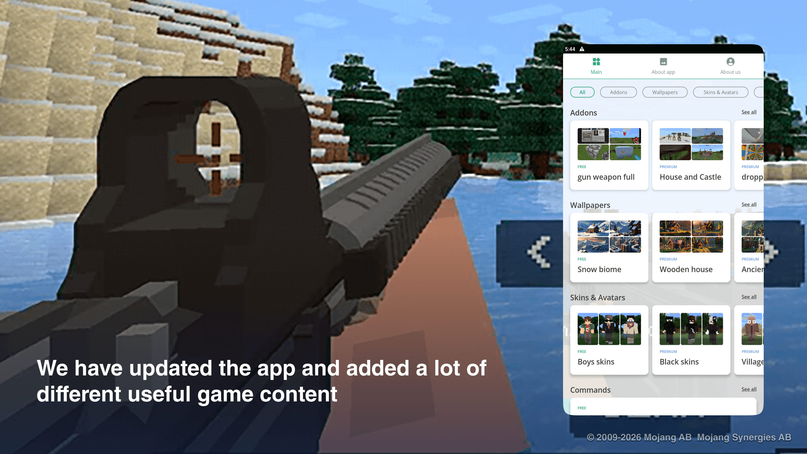 اسکرین شات 1 برنامه Guns mods for minecraft