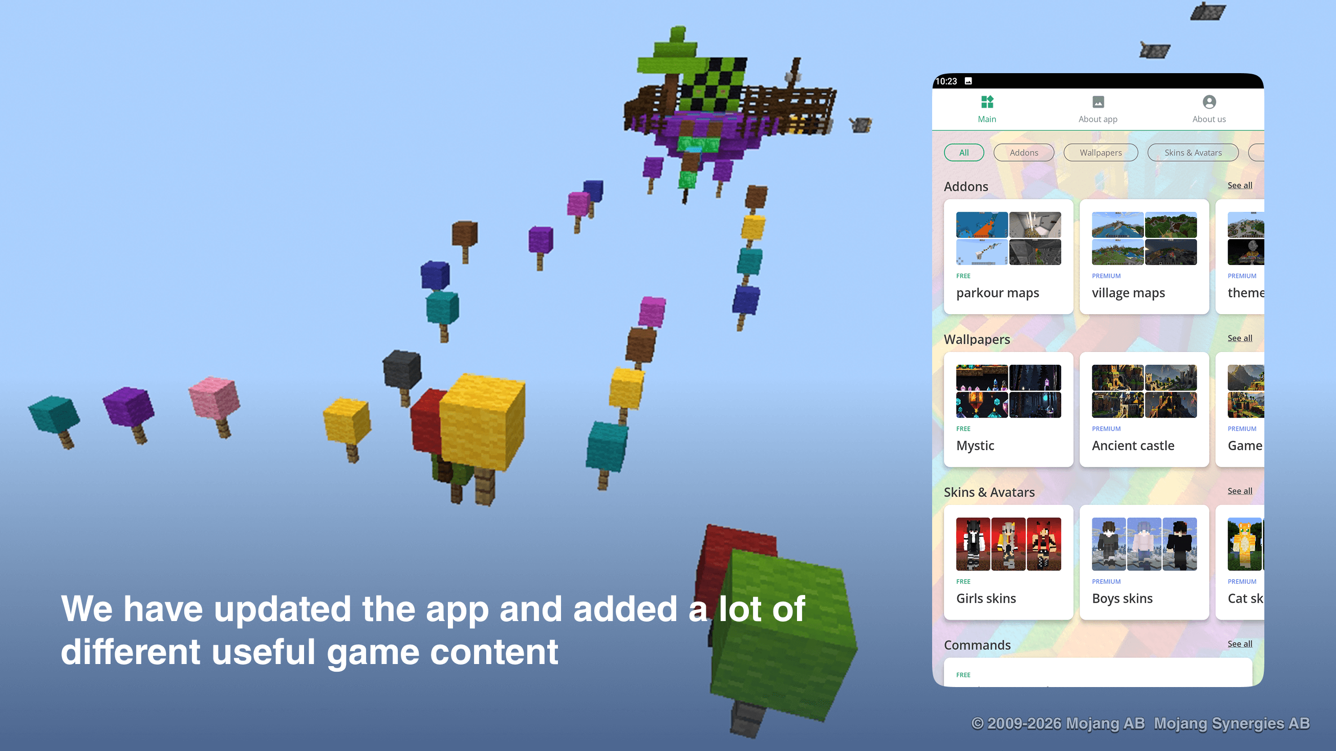 اسکرین شات 1 برنامه parkour maps for minecraft pe