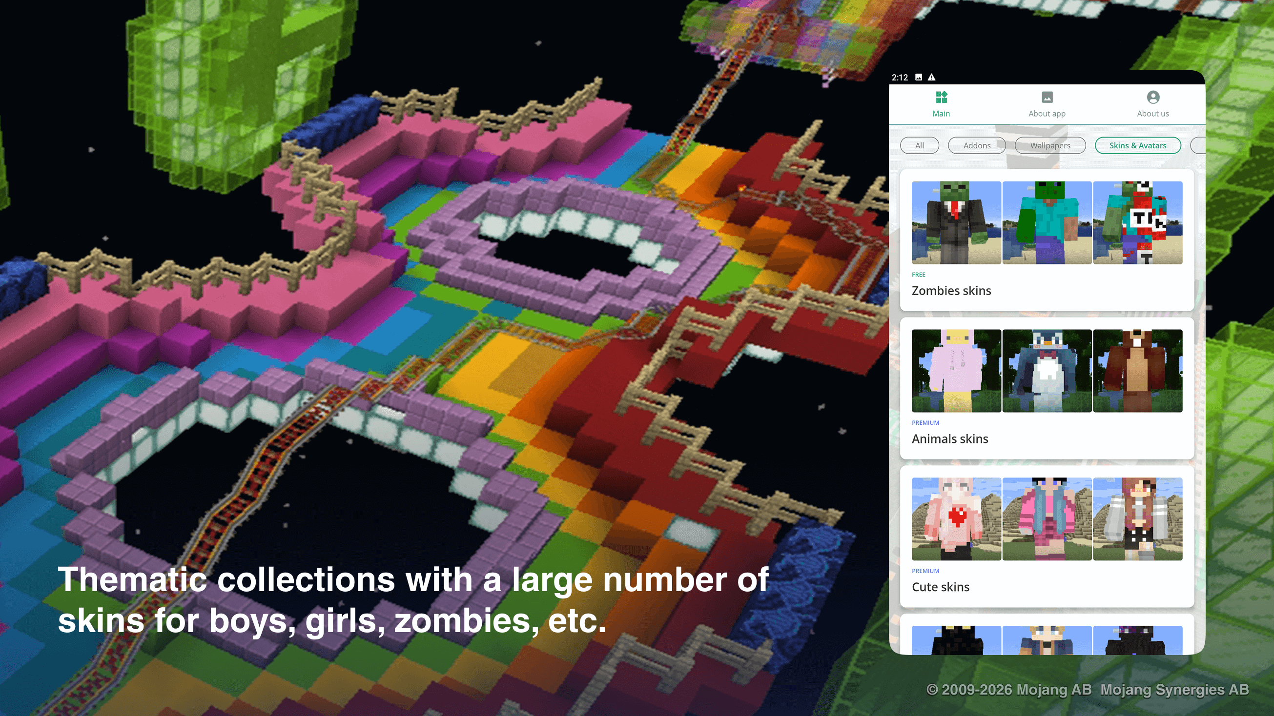 اسکرین شات 4 برنامه Roller coaster for minecraft