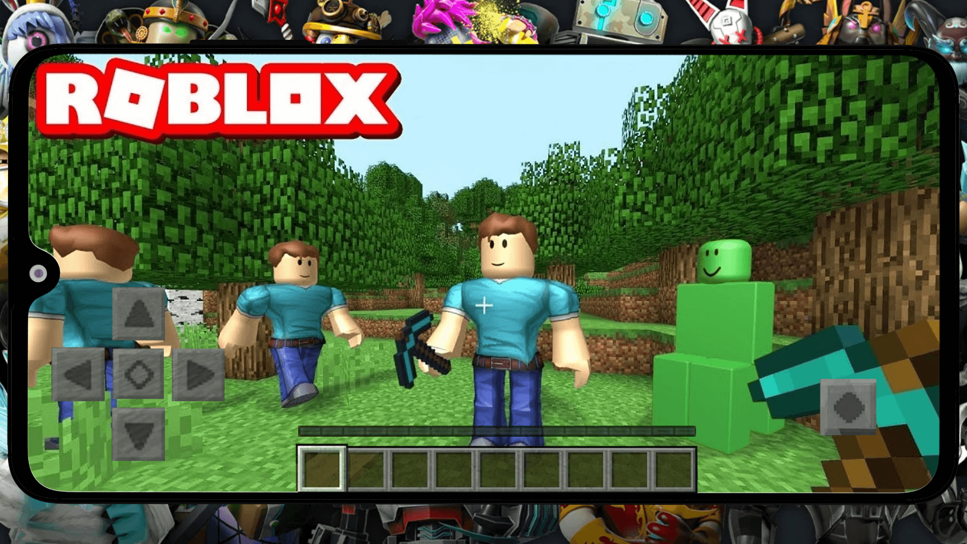 اسکرین شات 3 برنامه Roblox Mod Minecraft MC Addon