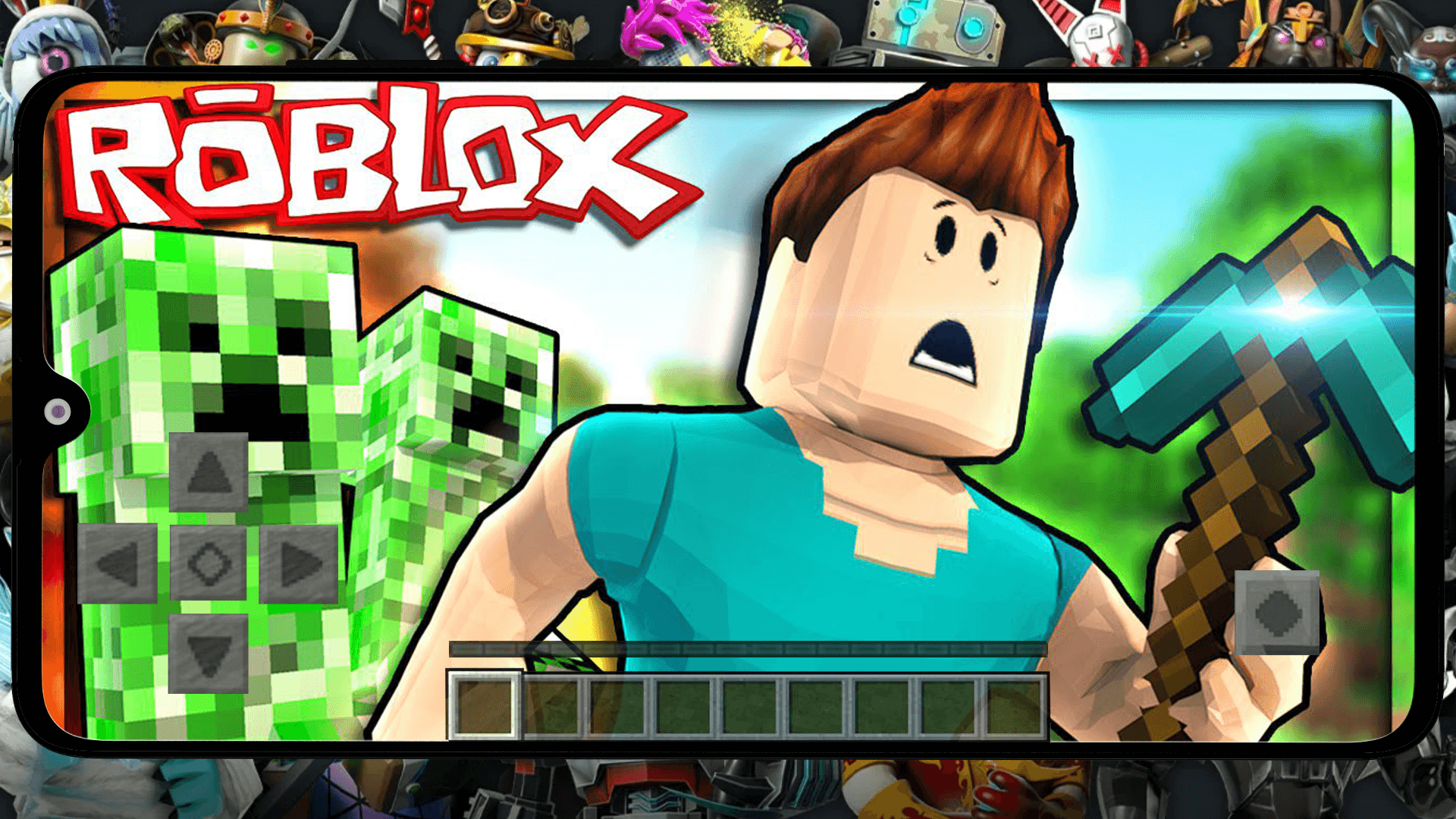 اسکرین شات 1 برنامه Roblox Mod Minecraft MC Addon