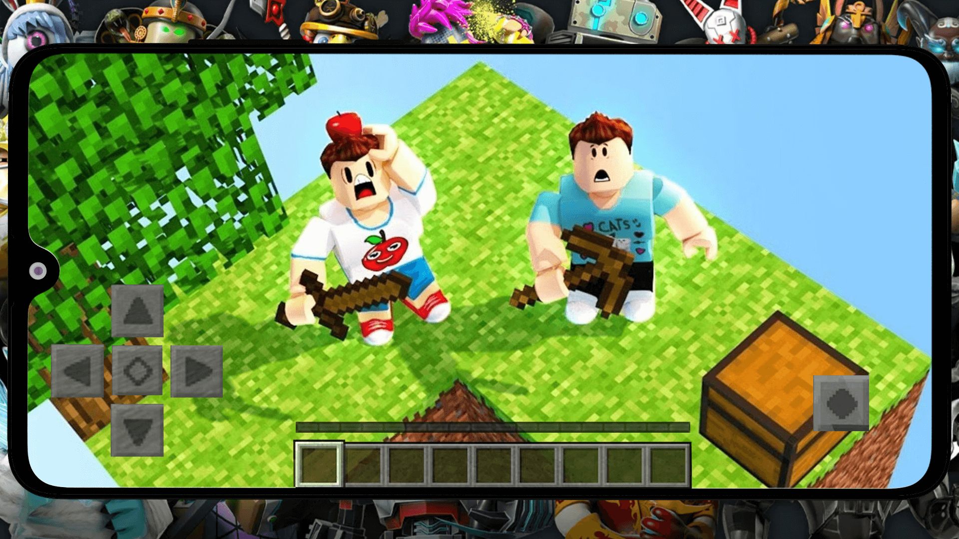 اسکرین شات 2 برنامه Roblox Mod Minecraft MC Addon