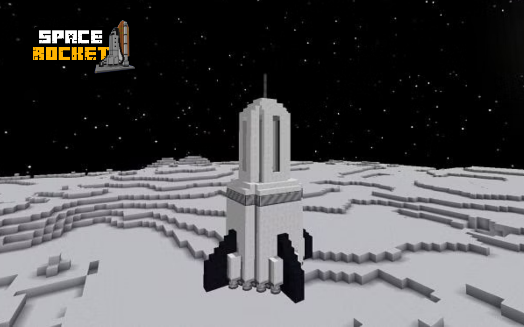 اسکرین شات 1 برنامه Space Rocket Mod for Minecraft