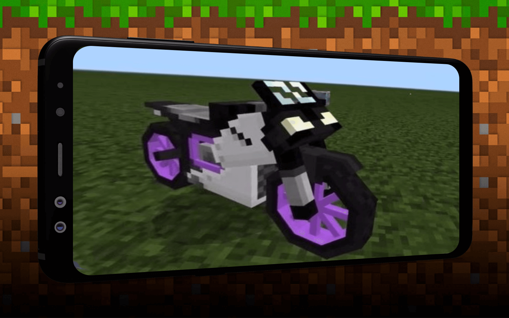 اسکرین شات 3 برنامه Bike Motor Mod for Minecraft
