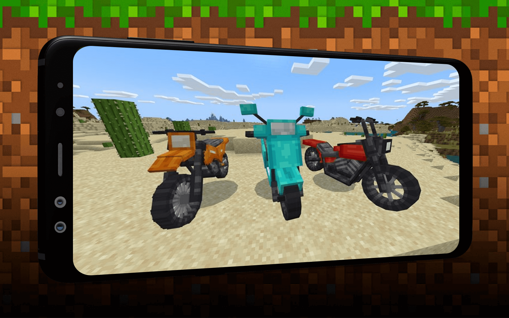 اسکرین شات 1 برنامه Bike Motor Mod for Minecraft