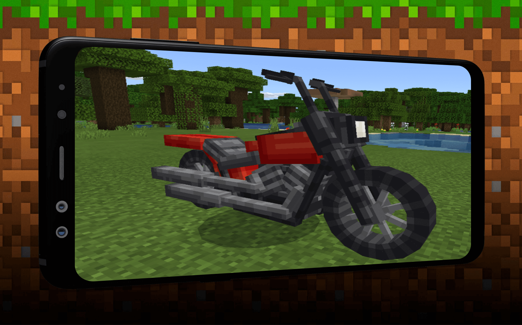اسکرین شات 2 برنامه Bike Motor Mod for Minecraft