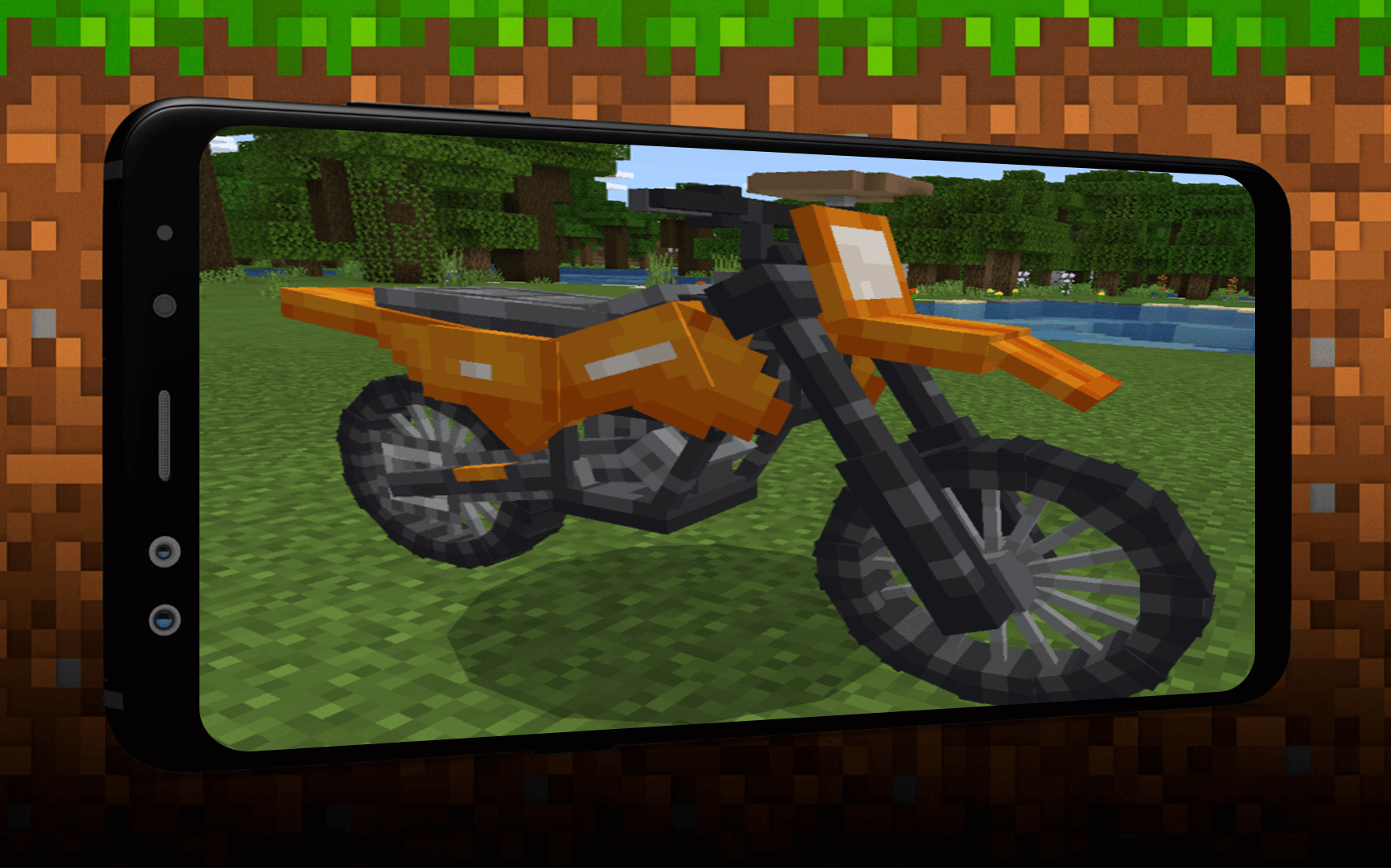 اسکرین شات 4 برنامه Bike Motor Mod for Minecraft