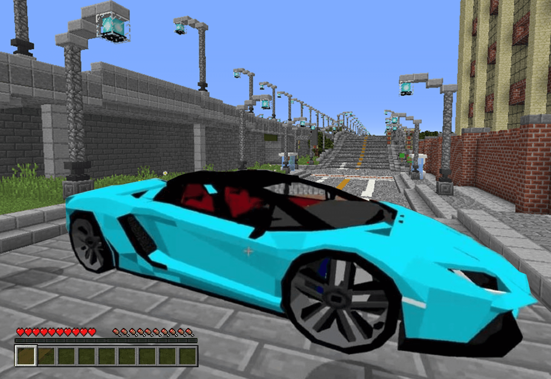 اسکرین شات 2 برنامه Cars for Minecraft Mod