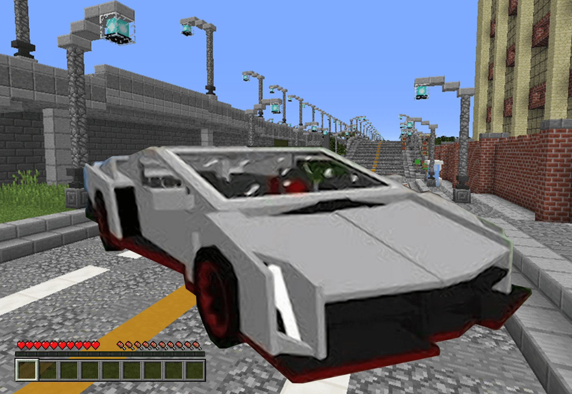 اسکرین شات 4 برنامه Cars for Minecraft Mod