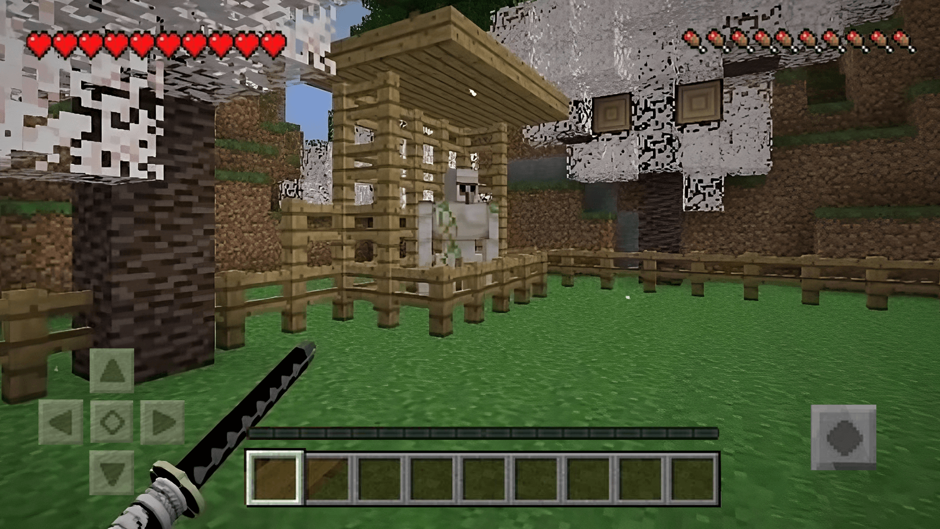 اسکرین شات 4 برنامه Katana Sword Mod for Minecraft